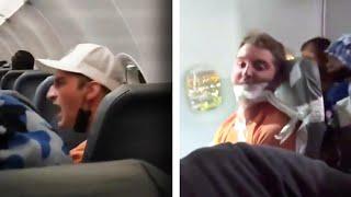 Man Gets Duct-Taped to Plane Seat After Belligerent Outburst