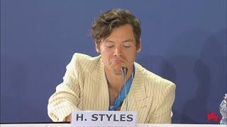 harry styles being clueless in dont worry darling interviews at venice ff 2022