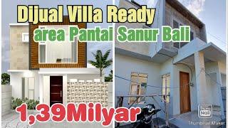 jual Villa Ready Baru Siap Huni dekat Pantai Sanur Bali