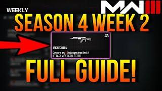 How To Complete ALL SEASON 4 WEEK 2 Challenges MW3 Multiplayer