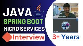 Java Interview for 3 Years Experience   Spring Boot   Micro Services