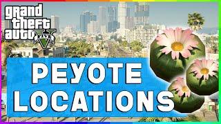 GTA 5 - PEYOTE PLANT LOCATIONS PS4 PS5  Xbox One - Series XS & PC