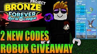 2 NEW CODES IN POKEMON BRICK BRONZE + ROBUX GIVEAWAY RESULTS  Project Bronze Forever  PBB PBF
