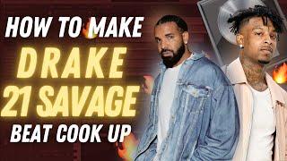 I MADE A BEAT FOR DRAKE & 21 SAVAGE *ON ACCIDENT* I Flipped A RnB Sample   Logic Pro X Cookup