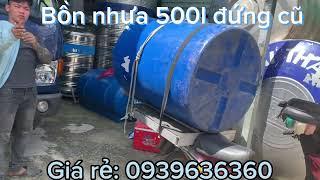 Bồn nhựa 500l cũ