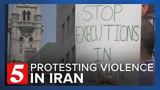 Nashvilles Iranian community protests escalating violence in Iran