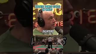 Karate point fighters in MMA? #joerogan #mattserra #karate #michaelvenompage #ufc #mma #kickboxing