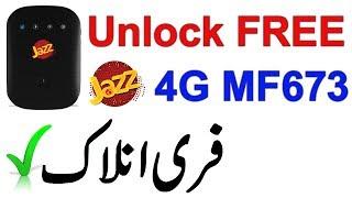 Jazz 4G MF673 Unlock free  Jazz LTE Black Cloud 4G MF673 M10 Unlock 100%