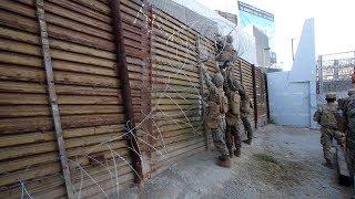 US Hardens Border At Tijuana To Prepare For Migrant Caravan