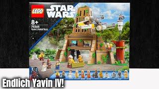 Dieses LEGO Star Wars Set ist einfach zu billig Yavin IV Rebellen- Basis Review  Set 75365