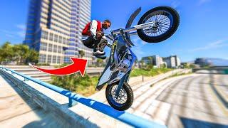 ULTIMATE REAL LIFE BIKE STUNTS In GTA 5