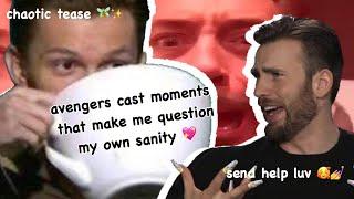 avengers cast moments that make me question my own sanity chaotic af