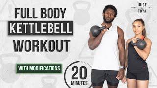 20 Minute Full Body Kettlebell Workout With Modifications