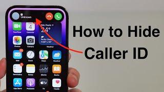 How To Hide ANY iPhone Caller ID