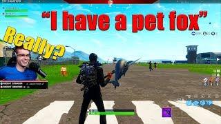 I met the happiest guy ever in Random Duos HE HAS A PET FOX