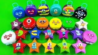 Looking for Numberblocks Alphablocks Cocomelon SLIME with Mini Suitcase Star Colorful Mix ASMR