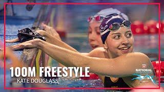 Kate Douglass Charges For A Victory in 100M Freestyle  2023 Phillips 66 National Championships