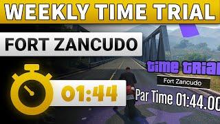 GTA 5 Time Trial This Week Fort Zancudo  GTA ONLINE WEEKLY TIME TRIAL Fort Zancudo 0144