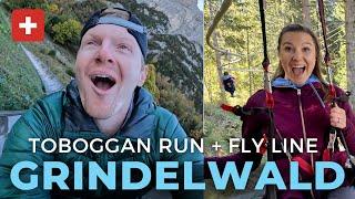 GRINDELWALD PFINGSTEGG Toboggan Run & Grindelwald Gorge  Hiking in Switzerland
