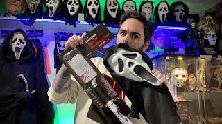 Unboxing a 2023 Ghostface Slayer kit You can buy a Scream mask Knife and Voice Changer set??
