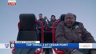 Kenny rides the Top Thrill 2 live on air