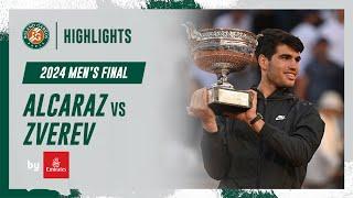 Alcaraz vs Zverev Final Highlights  Roland-Garros 2024