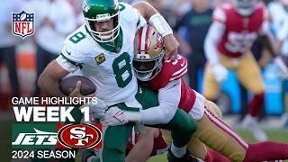 New York Jets vs. San Francisco 49ers Game Highlights  NFL 2024 Season