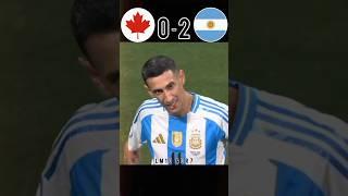 argentina vs canada copa america 2024 #youtube #shorts #football
