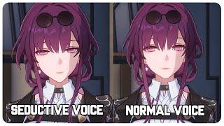 Kafka Speaks in a Normal Voice vs Seductive Voice Kafka Story Quest  Honkai Star Rail