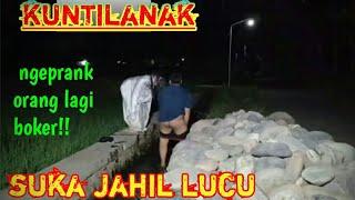 prank kuntilanak tak ada ahlak‼️gangguin orang lagi boker  paling lucu saat ini