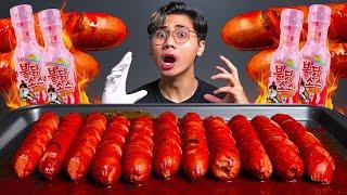 GILA MUKBANG SOSIS BAKAR JUMBO BANJIR SAUS SAMYANG