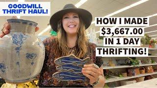 THRIFTING FOR RESALE How I Made $3667.00 Profit In 1 Day Thrifting HERES WHAT TO LOOK FOR