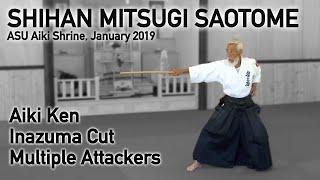 Saotome Sensei Aiki Ken at the Aiki Shrine