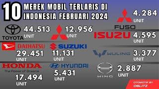 DAFTAR MOBIL TERLARIS DI INDONESIA BULAN FEBRUARI 2024‼ 10 MEREK MOBIL TERLARIS FEBRUARI 2024 ‼