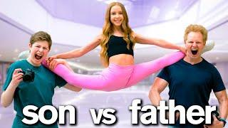 Father vs Son VIRAL PHOTO CHALLENGE ft Anna McNulty