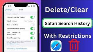 How to Delete Safari Search History on iPhone  2024