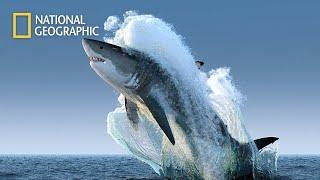 Sharks Jaws Great White  The Big Five 2020 HD National Geographic Documentary