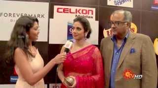 Sridevi & Boney Kapoor at the SIIMA Awards 2013 Tamil