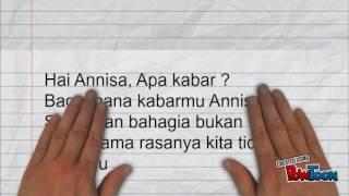 Contoh Menulis Surat Pribadi