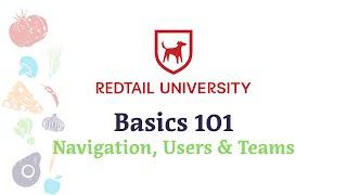 RTU Live Basics 101 - Navigation Users and Teams