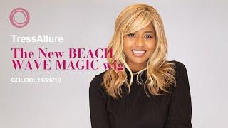 Sophia Unveils The New Beach Wave Magic wig by TressAllure