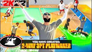 This NEW “2-WAY 3PT PLAYMAKER BUILD is GAME-BREAKINGNBA 2K22 CURRENT GEN BEST BUILD