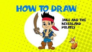 How to draw Jake from Neverland Pirates - Learn to Draw - ART LESSONS