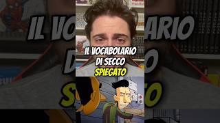 IL VOCABOLARIO DI SECCO SPIEGATO #zerocalcare #secco #netflix #netflixitalia #serietv