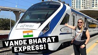 We Took The FASTEST TRAIN in South Asia  200 Kmph VANDE BHARAT EXPRESS