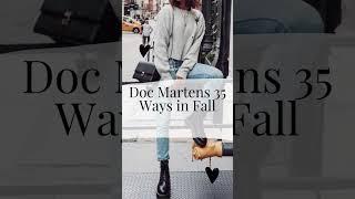 Doc Martens Boots 35 Ways in Fall For Women Streetwear Outfits Ideas  Top Wearable Trends 2022