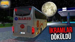 Van - Erzincan Gece Yolculuğu  İKRAMLAR DÖKÜLDÜ  Otobüs Simulator Ultimate