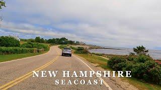 4K New Hampshire Seacoast Hampton Beach & Rye - 4K Scenic Coastal Driving Tour