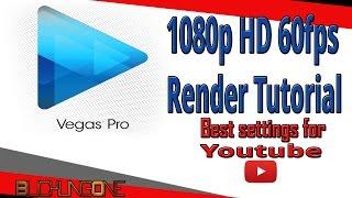 Sony Vegas Pro 1080p HD 60fps Render Tutorial  Best settings for YouTube Gameplay