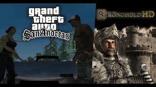 Grand Theft Auto San Andreas ► СТРИМ #5 + Stronghold по часу на игру